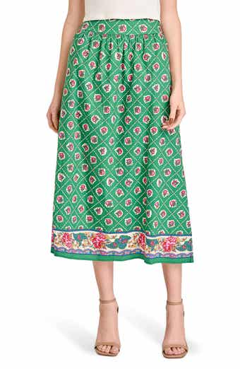 WAYF Josefina Cotton Blend Skirt