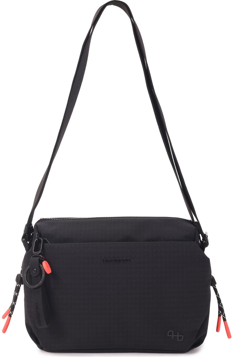 Hedgren Kosho Water Repellent Crossbody Bag, Alternate, color, Black