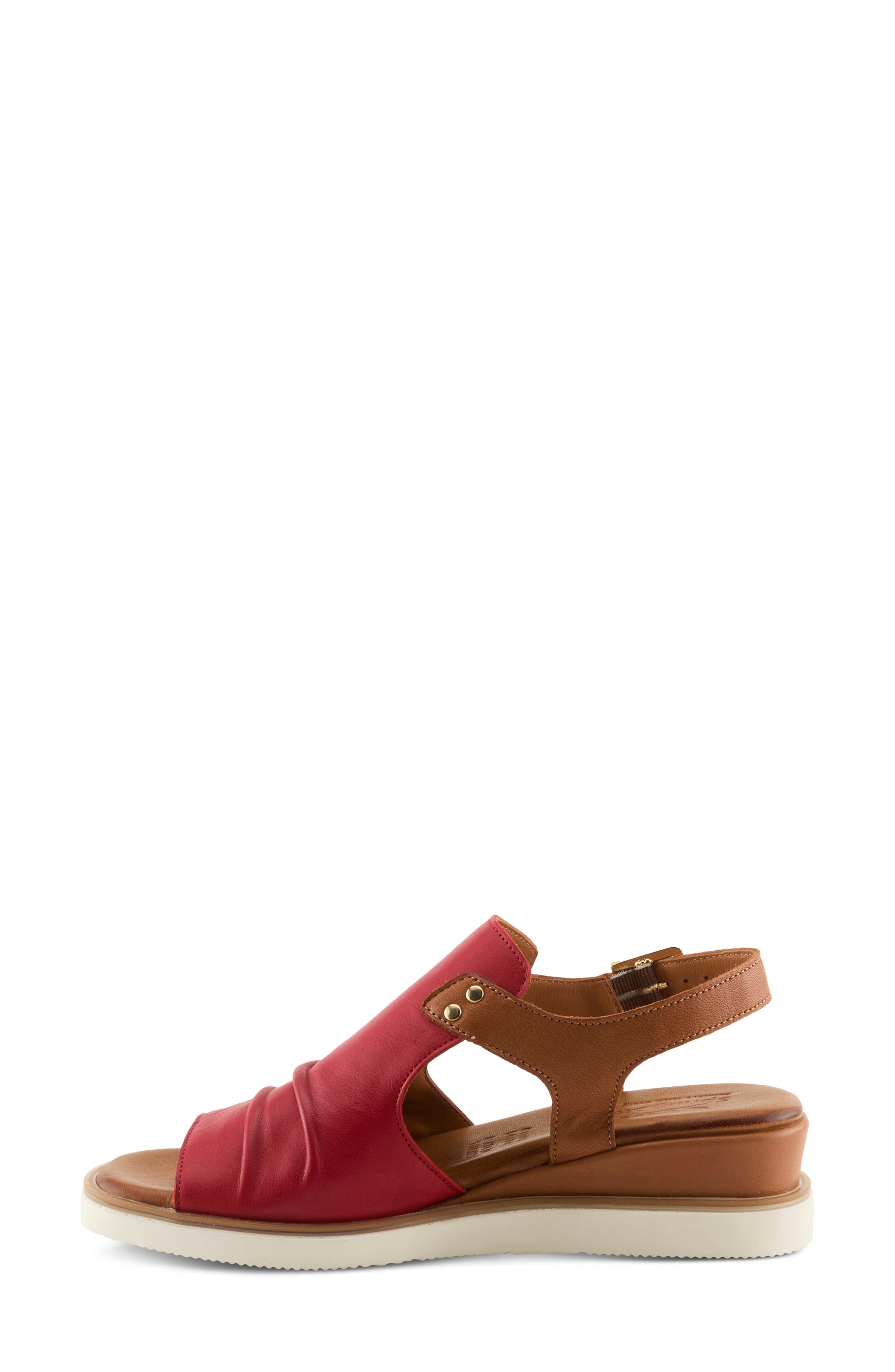 Locals Ankle Strap Slide Sandal, Alternate, color, RED MULTI