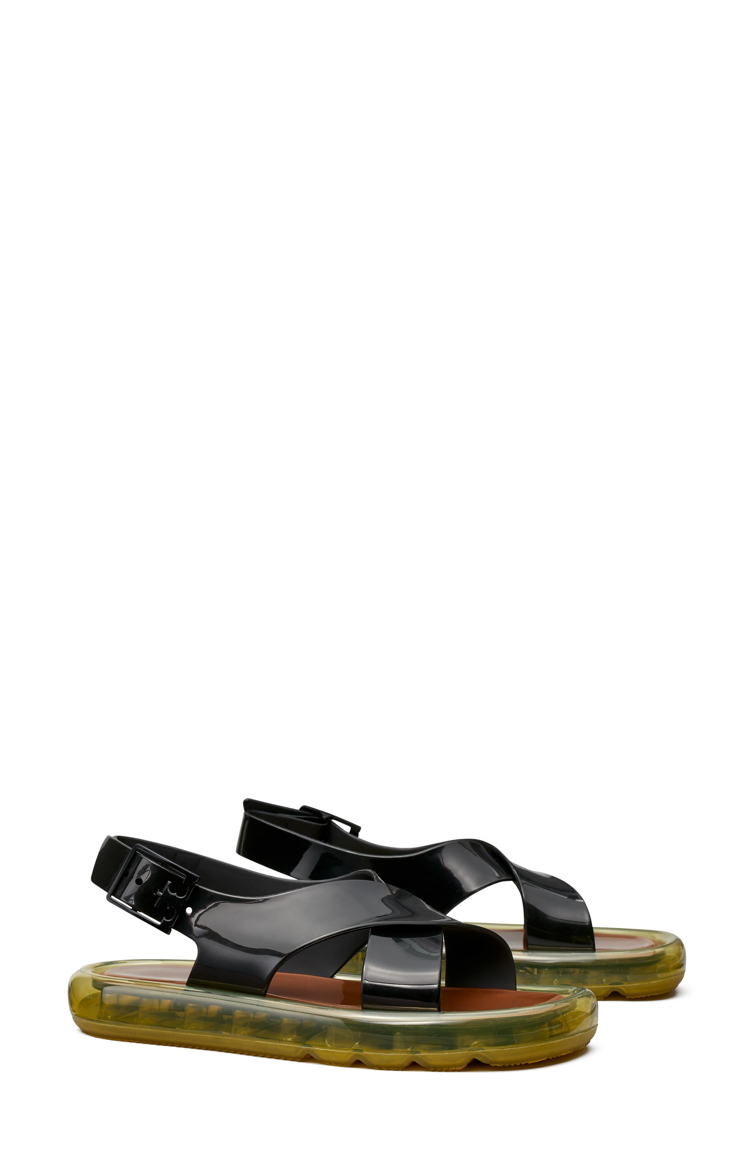 Tory Burch Crisscross Strap Bubble Jelly Sandal, Main, color, 