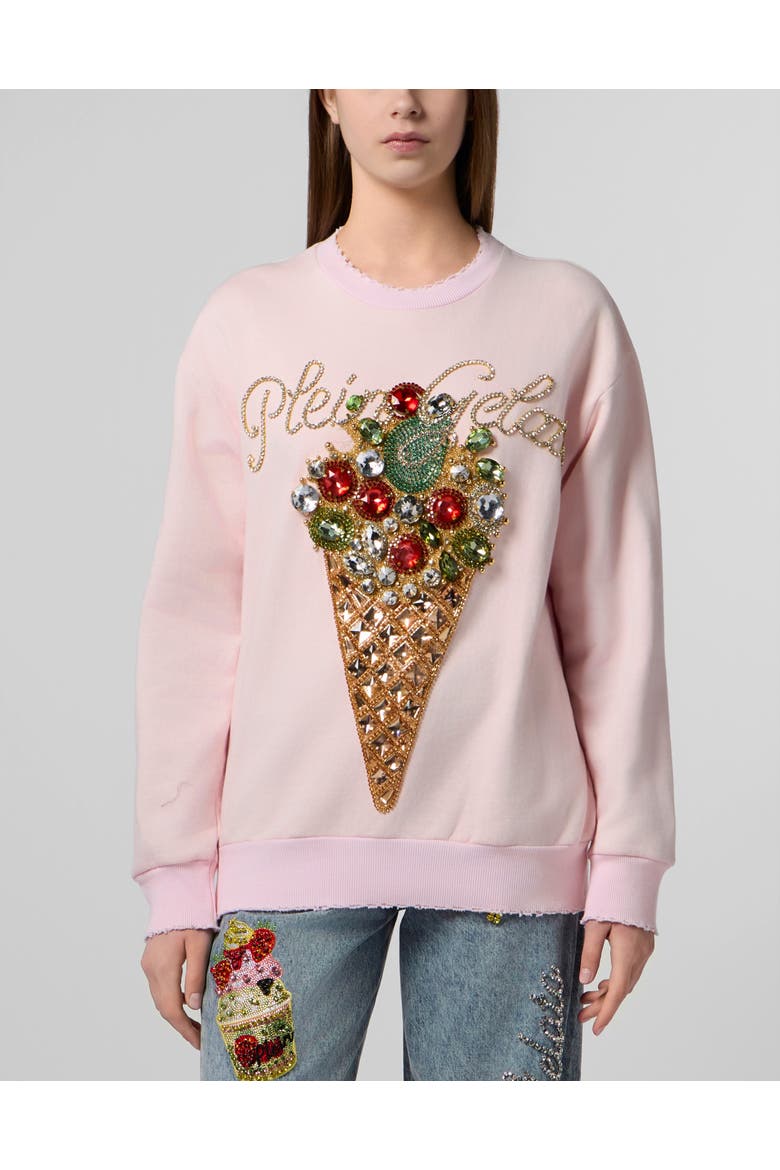 Washed Sweatshirt Gelato Women, Main, color, rose/pink