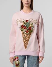 PHILIPP PLEIN Washed Sweatshirt Gelato Women