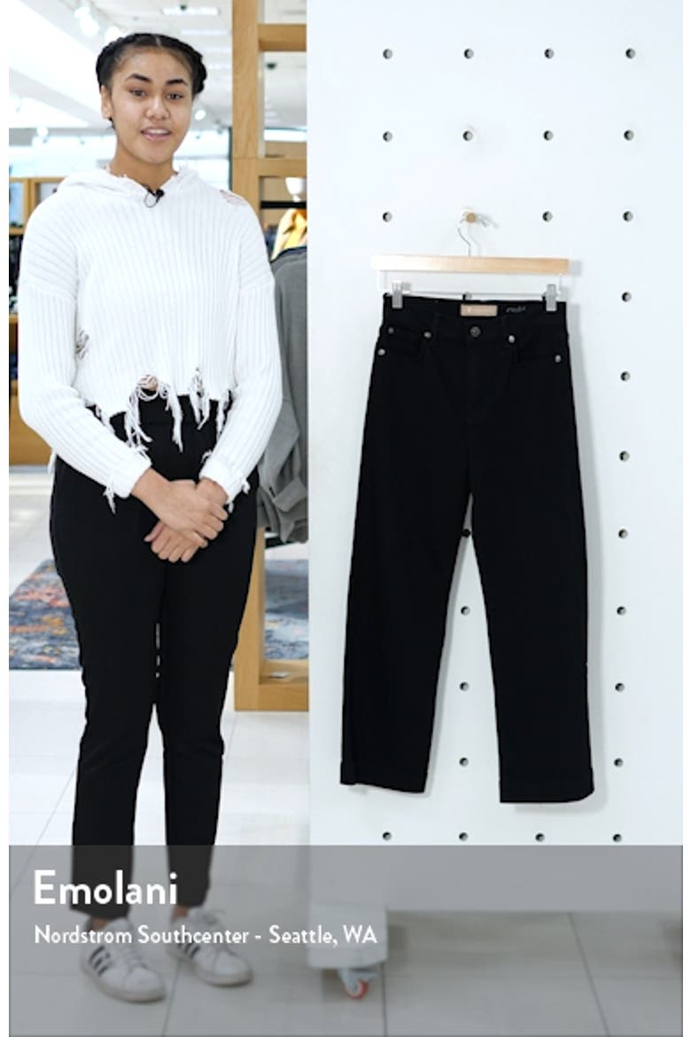 7 For All Mankind® Alexa Crop Wide Leg High Waist Jeans video