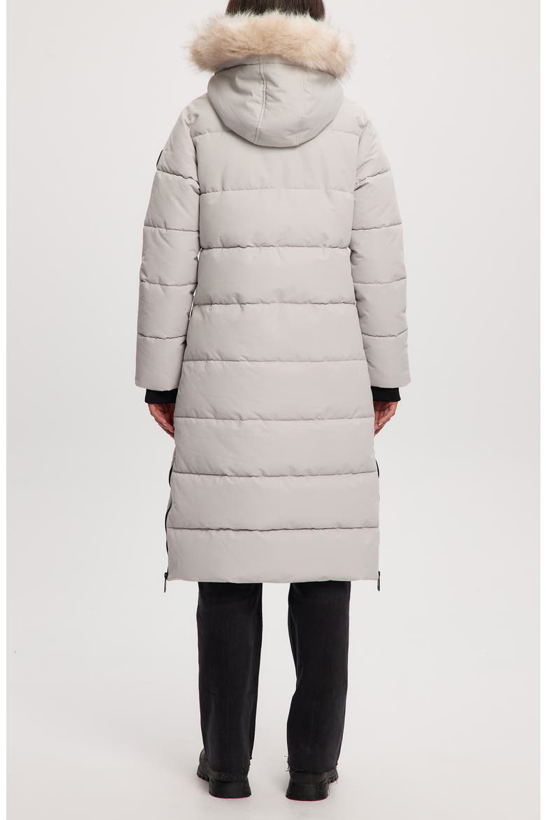 Winter Long Parka with Faux Fur Trim, Alternate, color, SNOW
