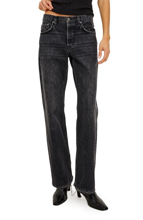 Del Mar High Waist Straight Leg Jeans