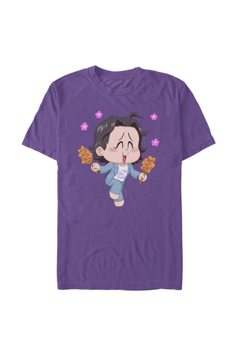 Men's Bobby Corn Dog T-Shirt, Main, color, Purple