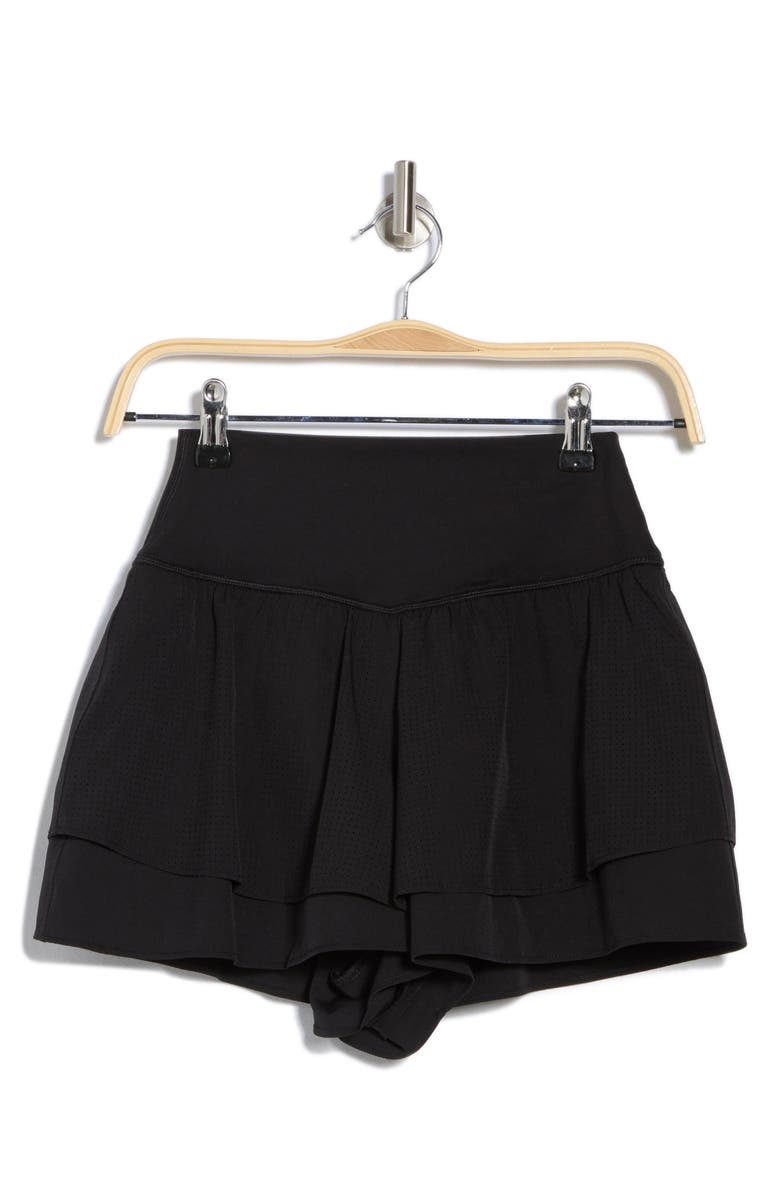 90 DEGREE BY REFLEX Lightstreme Hybrid Tiered Shorts, Alternate, color, 