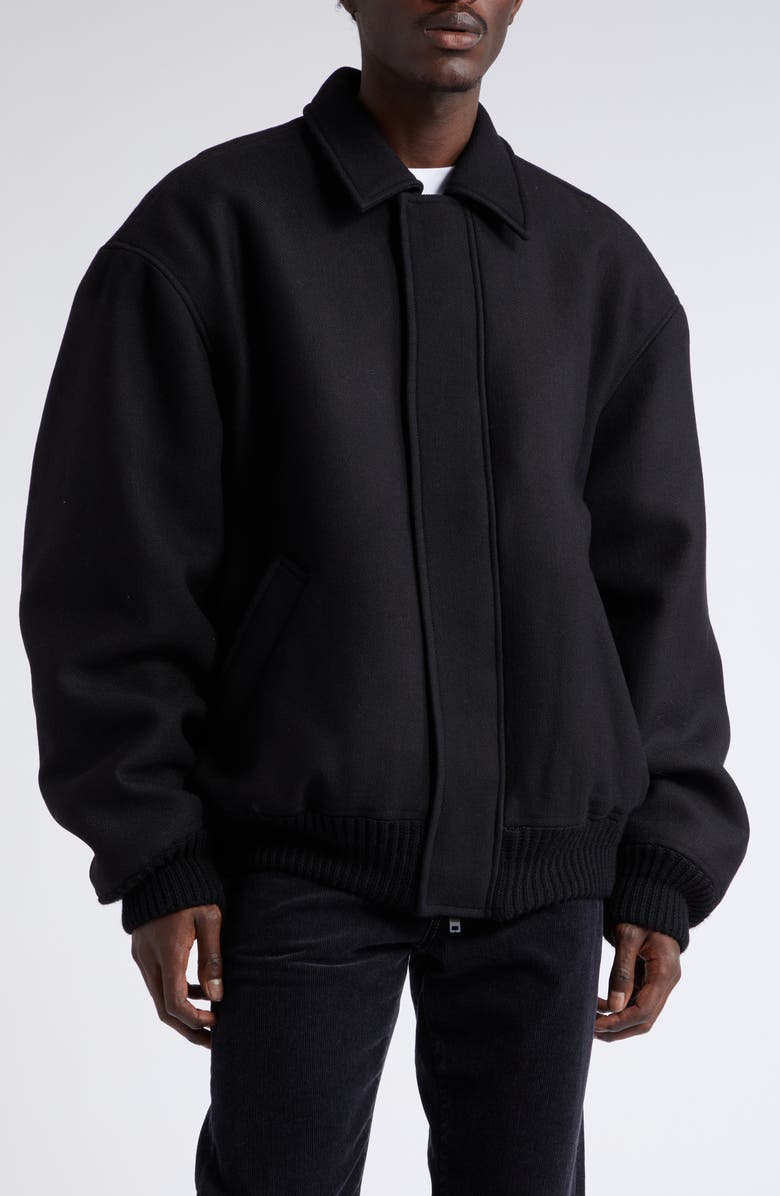 Acne Studios Wool Bomber Jacket, Main, color,