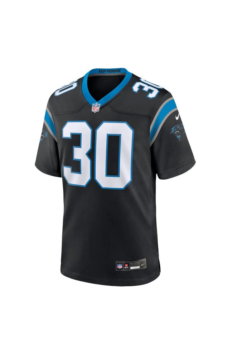 Nike Men's Nike Chuba Hubbard Black Carolina Panthers Team Game Jersey, Alternate, color, Black