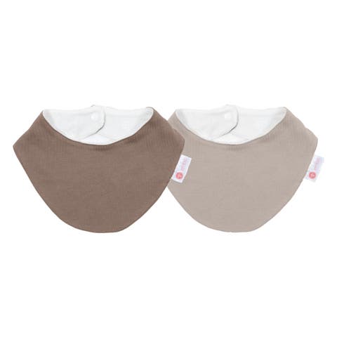 Baby Cottom Bandana Bib Bundle, 2-Pack