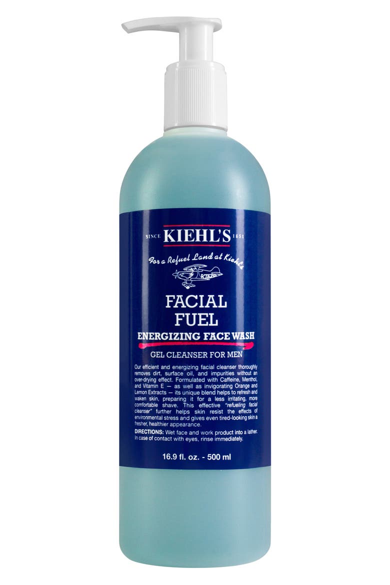 Jumbo Facial Fuel Gel Cleanser for Men, Main, color, NO COLOR