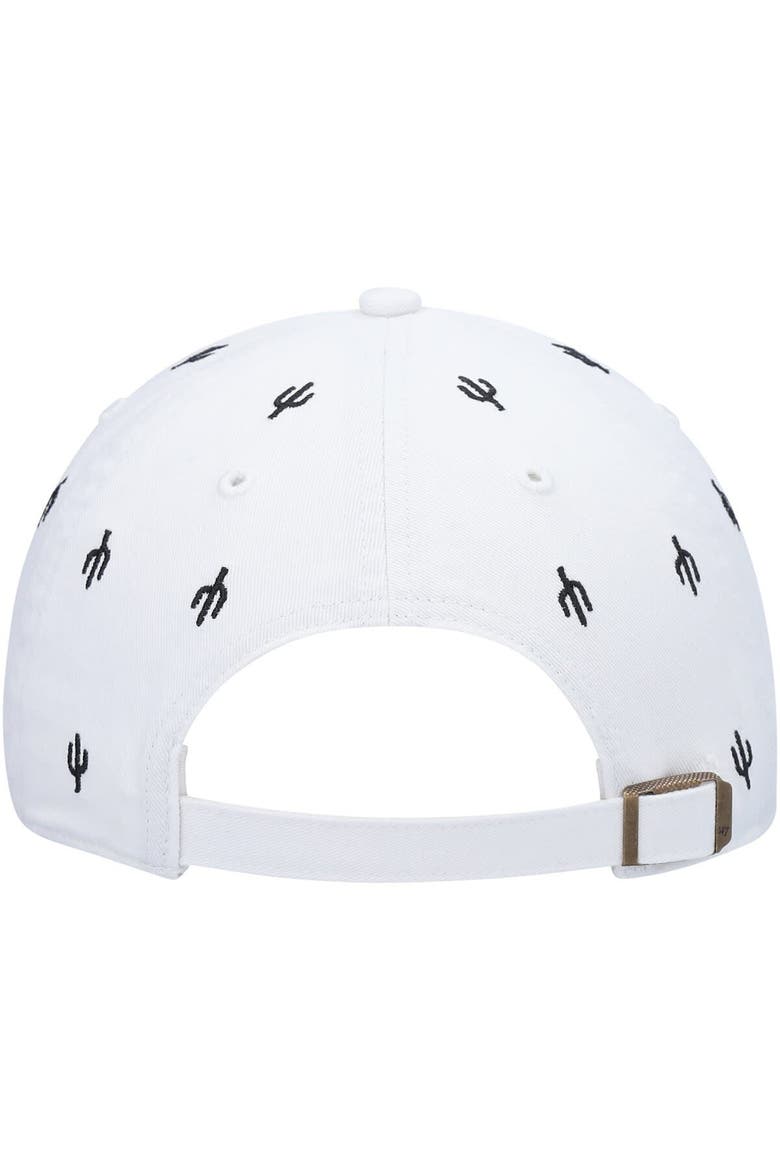 Women's '47 White Las Vegas Raiders Confetti Clean Up Adjustable Hat, Alternate, color, White