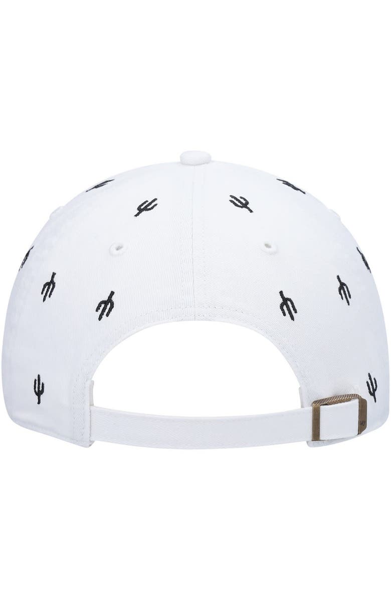 '47 Women's '47 White Las Vegas Raiders Confetti Clean Up Adjustable Hat, Alternate, color, White