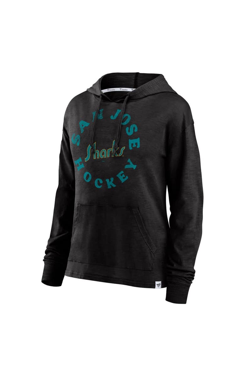 FANATICS Women's Fanatics Black San Jose Sharks Special Edition 2.0 Lightweight Pullover Hoodie, Alternate, color, 