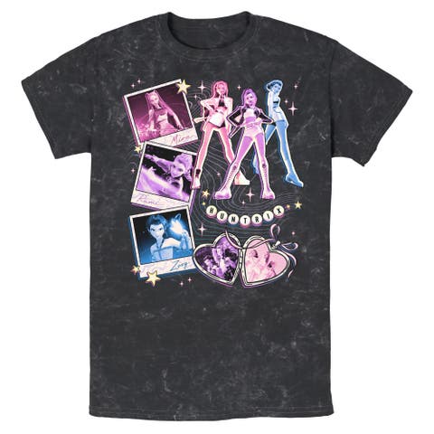 Men's KPop Demon Hunters Huntrix Cute Instant Film Portrait  Graphic T-Shirt