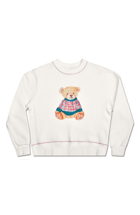 Kids' Holiday Bear Graphic Sweatshirt