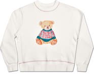 Iscream Kids' Holiday Bear Graphic Sweatshirt