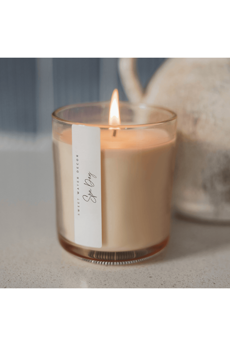 12oz Tinted Glass Jar Candle - Spa Scents, Alternate, color, Spa Day