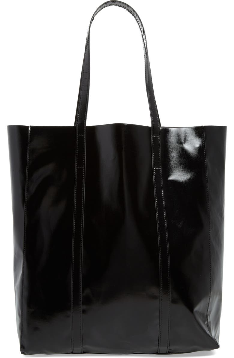 Topshop Betsy Metallic Tote Bag, Main, color,