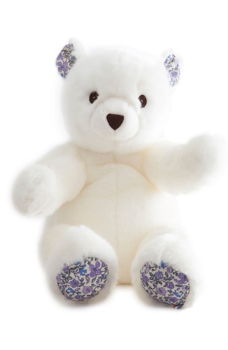 Pamplemousse Peluches x Liberty of London Robert the Bear Stuffed Animal, Main, color, 