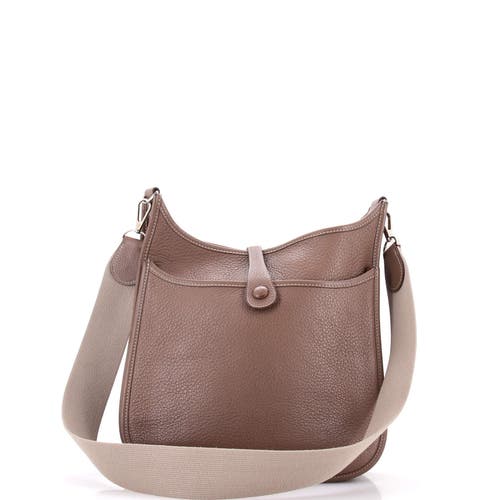 Pre-owned Hermes Hermes Evelyne Bag Gen Ii Clemence Pm In Brown