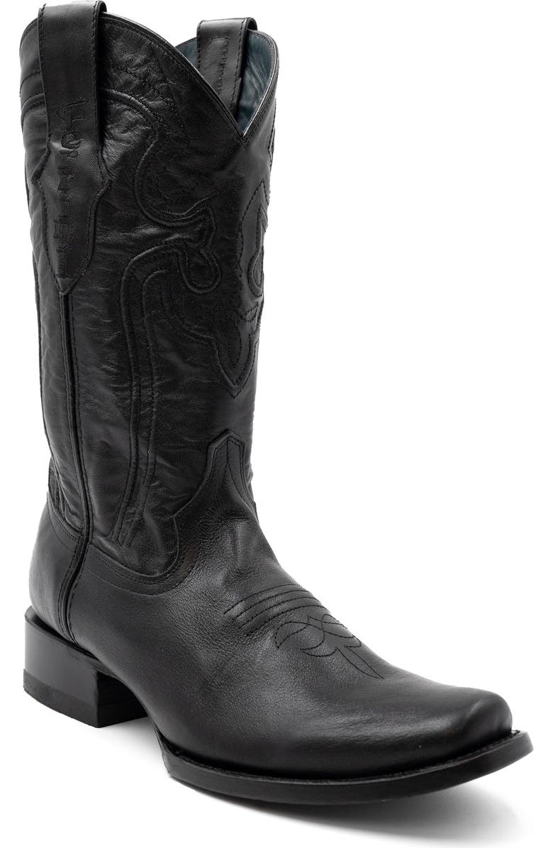 Ferrini Men's Wyatt Western Boot, Main, color, Black