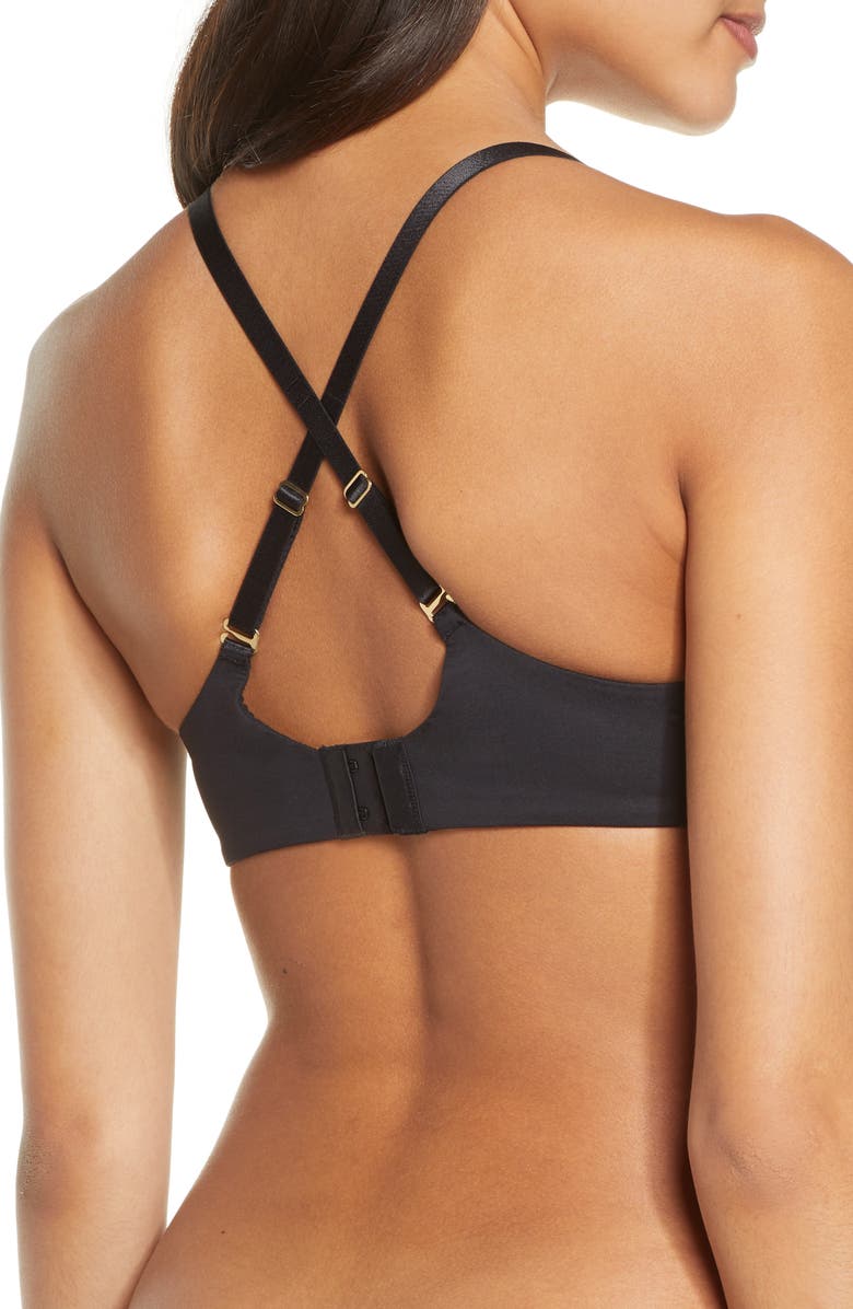 Natori Avail Convertible Underwire Contour Bra, Alternate, color, Black