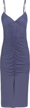 ViX Paula Hermanny Diana Ruched Cover-Up Body-Con Dress
