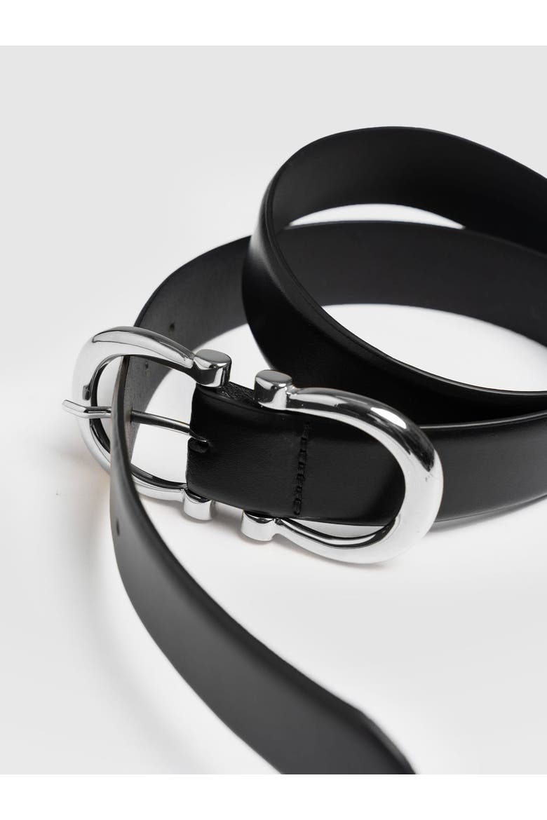 Chelsea Belt, Alternate, color, Black/Silver