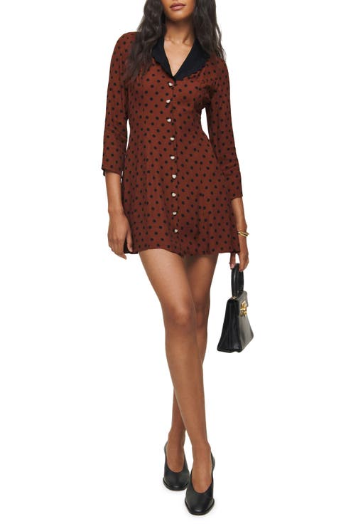 Galena Polka Dot Minidress