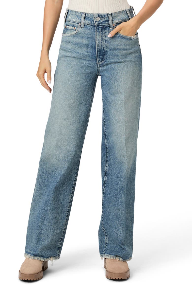 PAIGE Sasha High Waist Wide Leg Jeans, Main, color, 