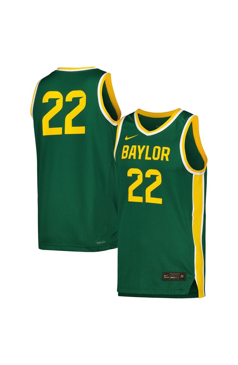 Nike Unisex Nike Green Baylor Bears Replica Basketball Jersey, Main, color, Green
