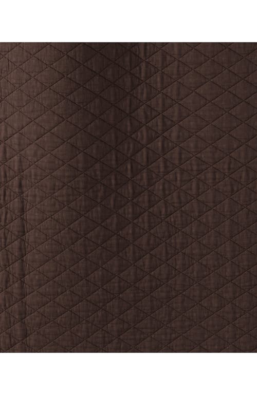 Lands' End Solid Diamond Double Voile Quilt