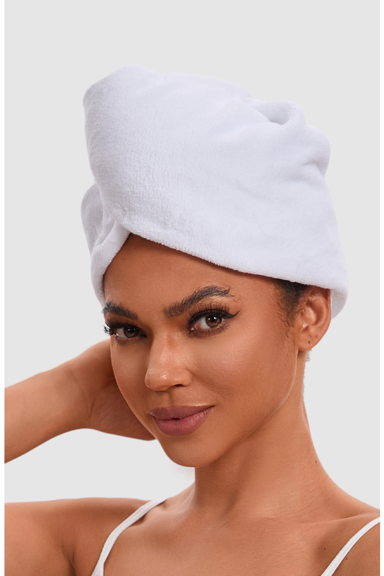 Silky Satin Pillowcases + Hair Towel Wrap, Alternate, color, WHITE