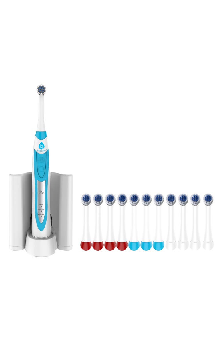 PURSONIC Rechargeable Rotary Oscillation Toothbrush Pro Series Set, Alternate, color, White