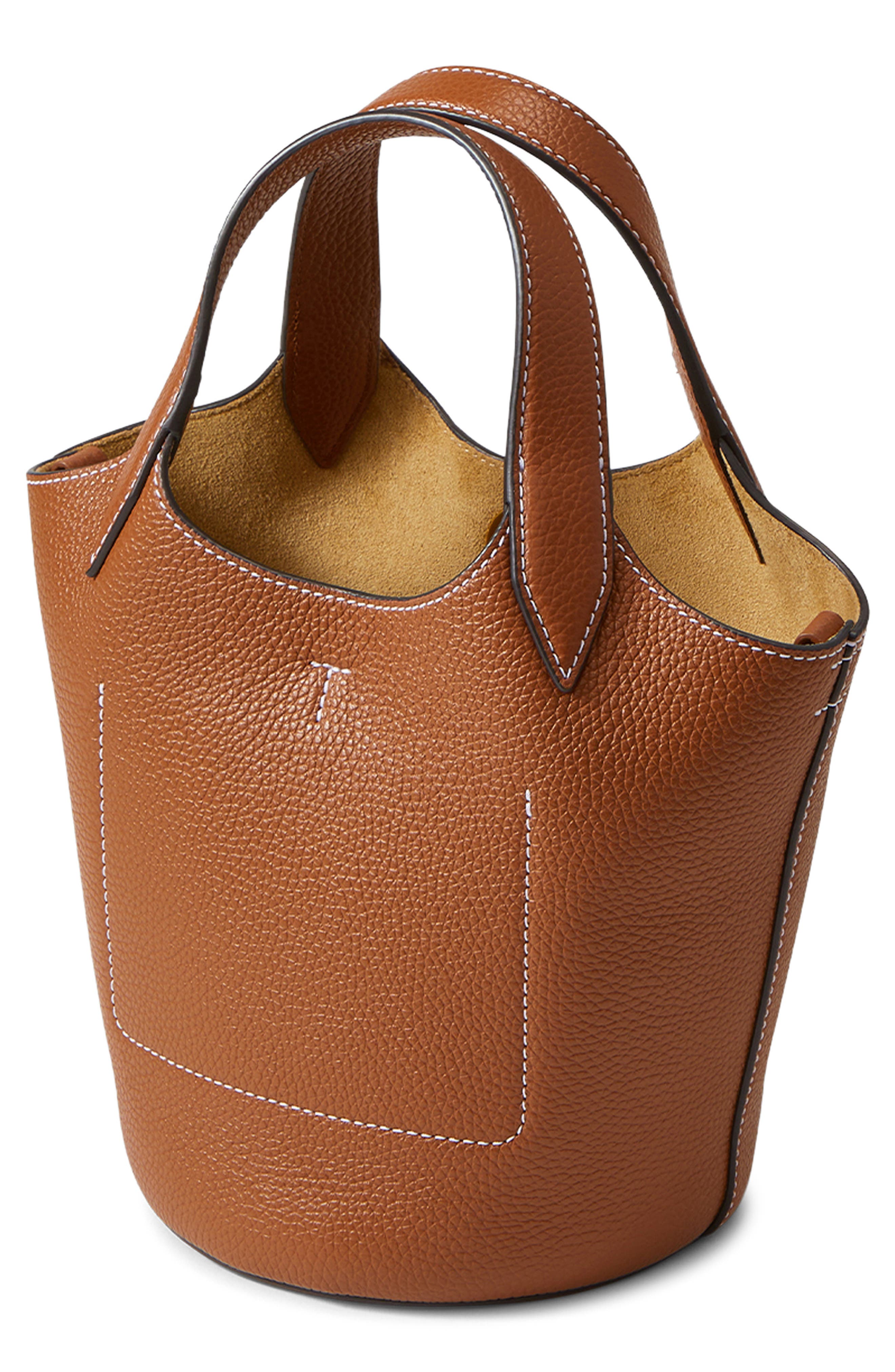 Anchor Leather Top-Handle Bag, Alternate, color, HAZELWOOD