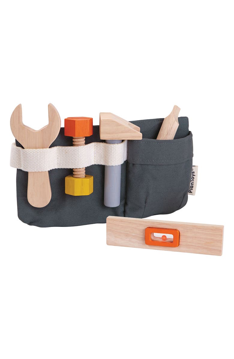 PlanToys<sup>®</sup> Tool Belt Toy, Main, color, Natural