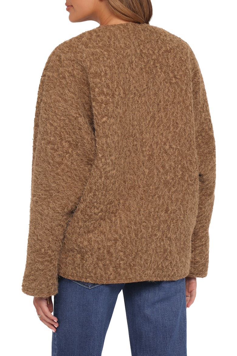 Kimmy Bow Oversize Cardigan, Alternate, color, MOSS