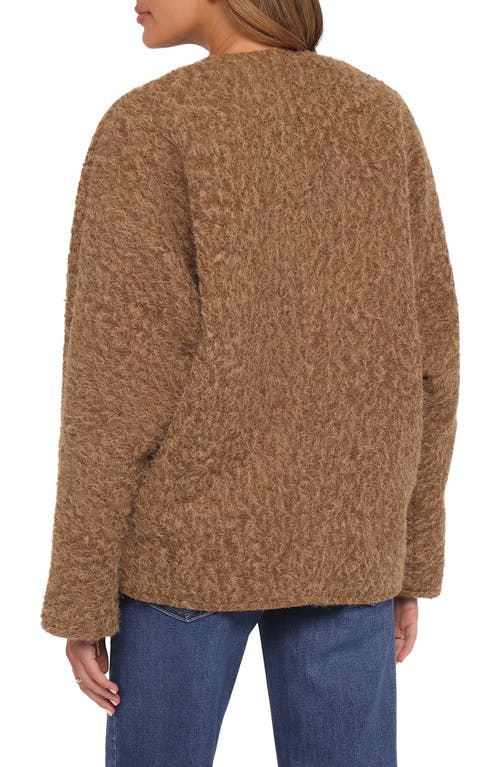 Petal And Pup Petal & Pup Kimmy Bow Oversize Cardigan In Animal Print