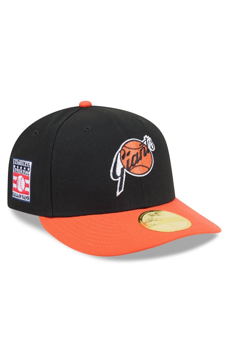 Men's New Era Black/Orange San Francisco Giants 2026 Baseball Hall of Fame 59FIFTY Low Profile Fitted Hat, Main, color, Black