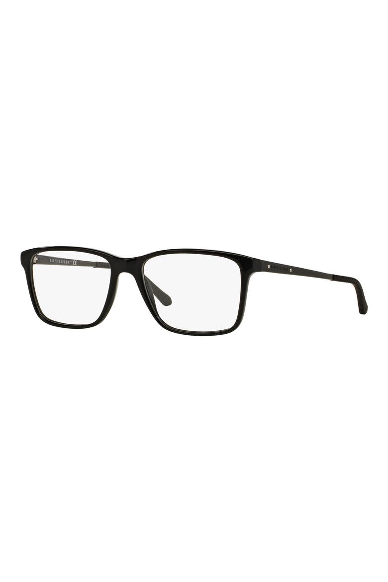Polo Ralph Lauren 54mm Optical Glasses, Alternate, color, BLACK