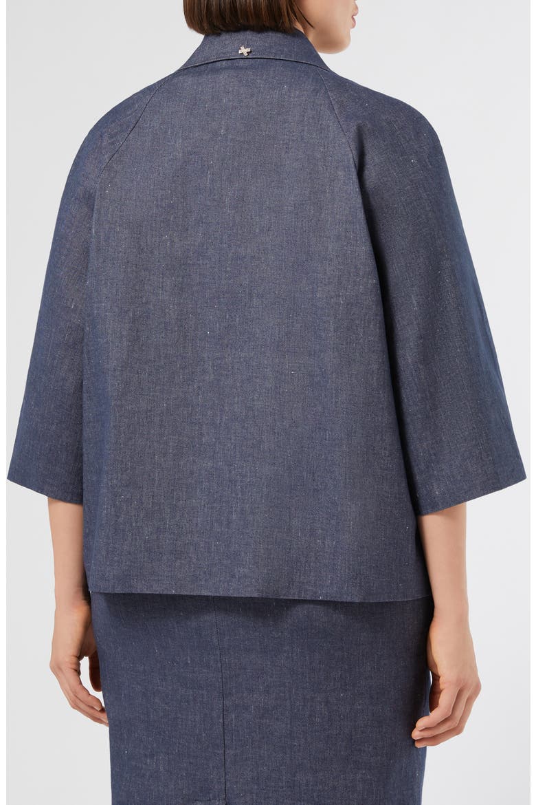Fiacre Notch Lapel Blazer, Alternate, color, BLUE JEANS