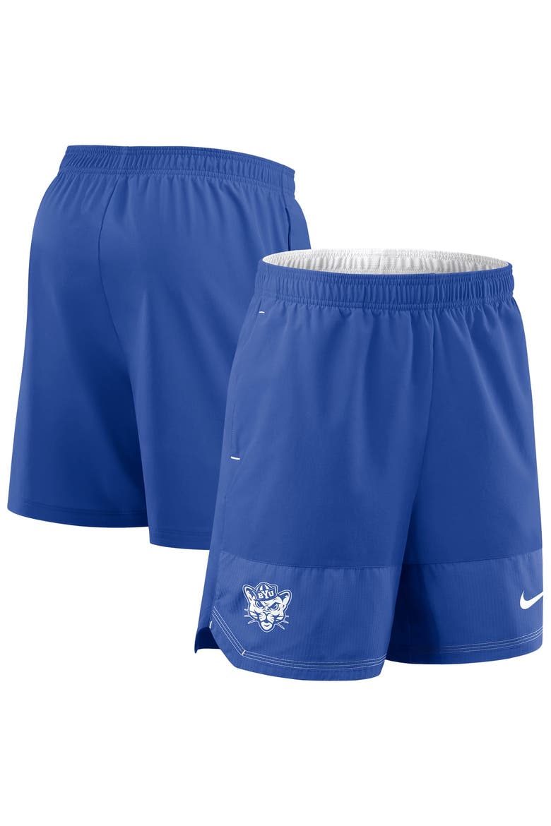 Men's Nike Royal BYU Cougars Woven Dri-FIT Shorts, Main, color, Royal