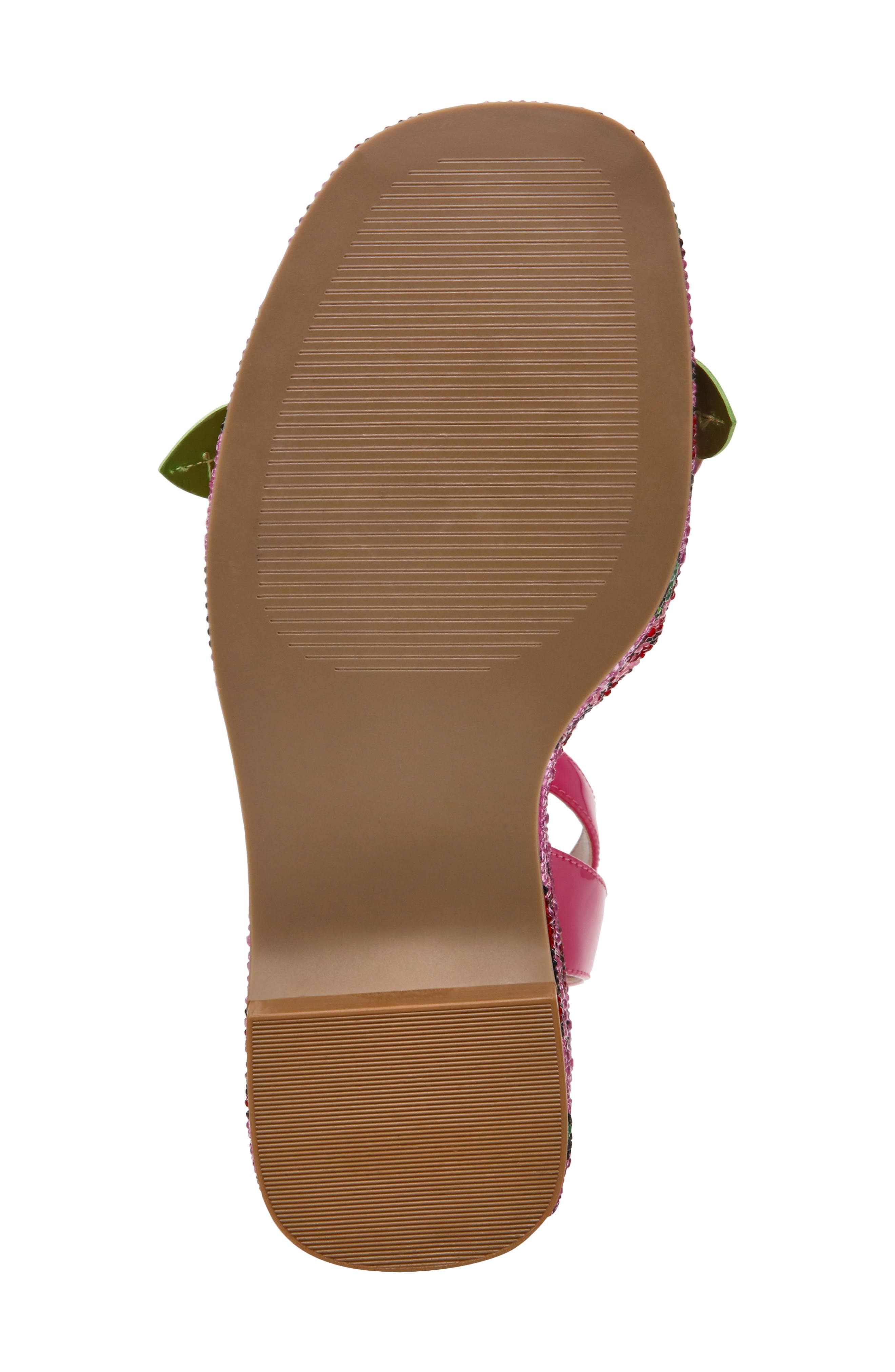 Betsey Johnson Lizzette Wedge Sandal, Alternate, color, Fushia Rose