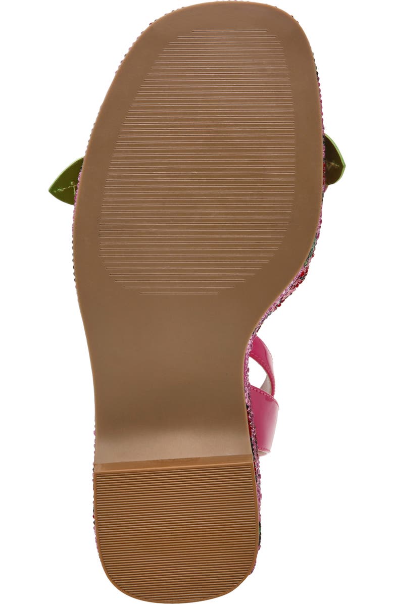 Betsey Johnson Lizzette Wedge Sandal, Alternate, color, Fushia Rose