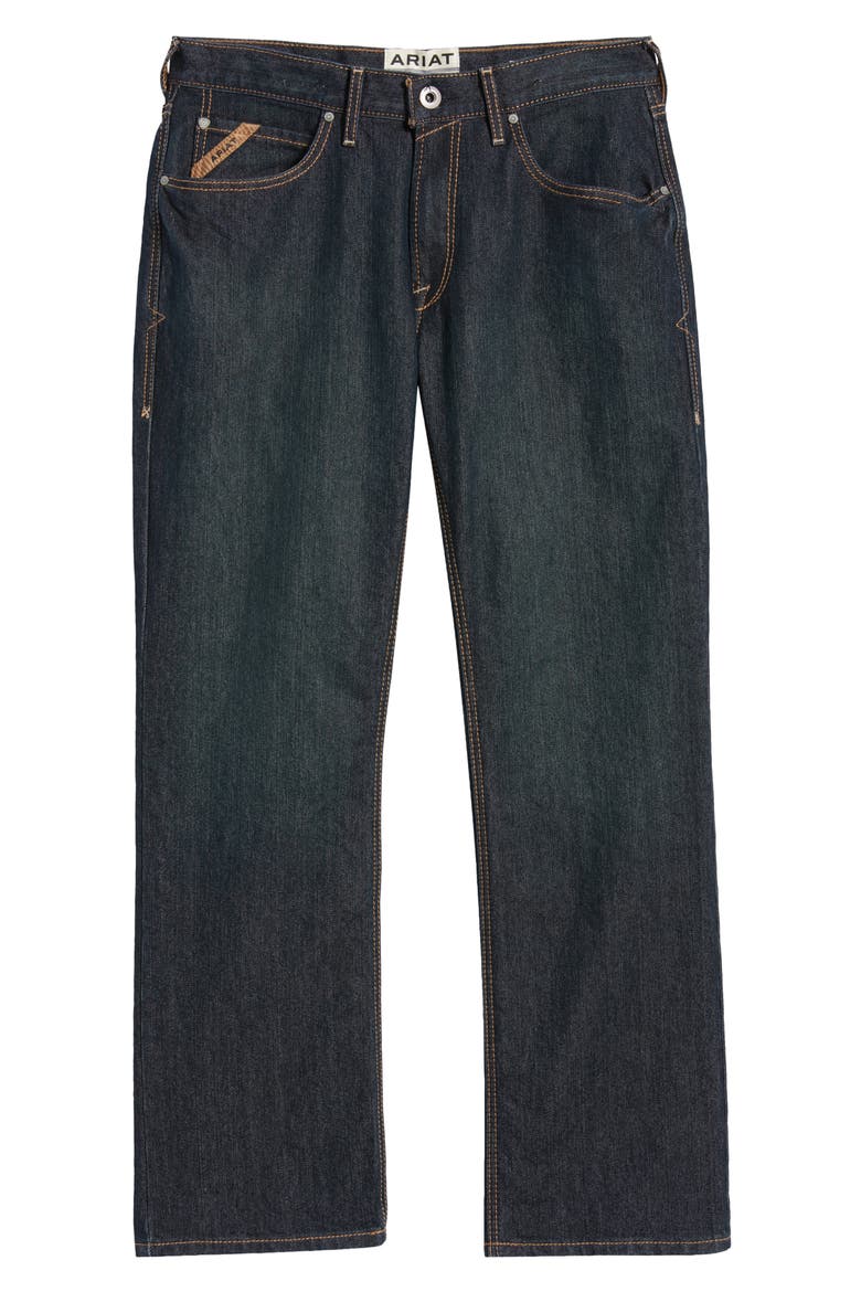 M4 Relaxed Bootcut Jeans, Alternate, color, BLACKSTONE