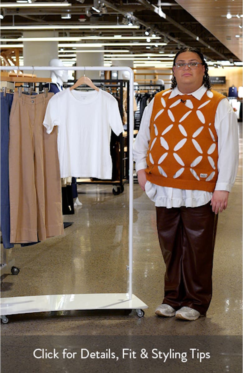 Organic Cotton Crewneck T-Shirt, sales video thumbnail