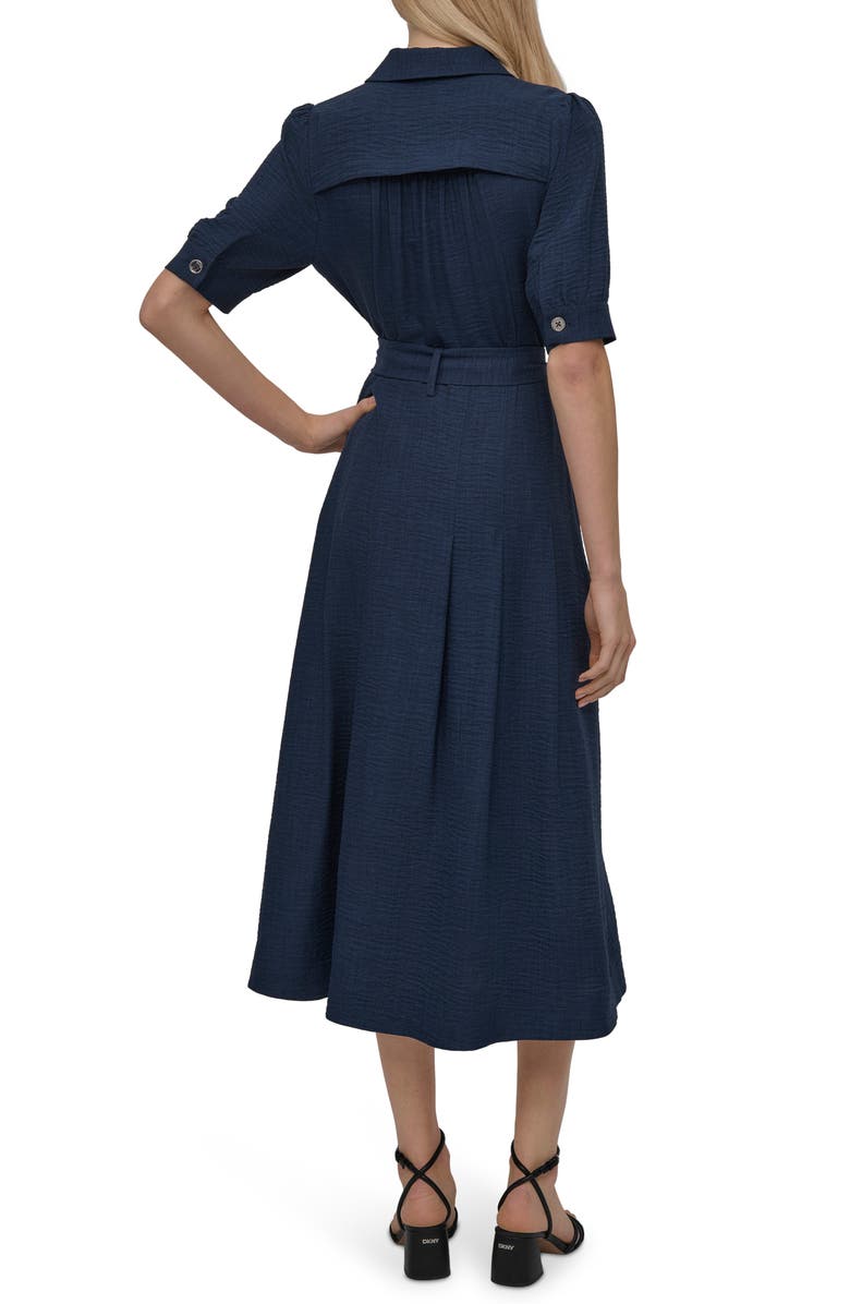 DKNY Short Sleeve Utility Shirtdress, Alternate, color,