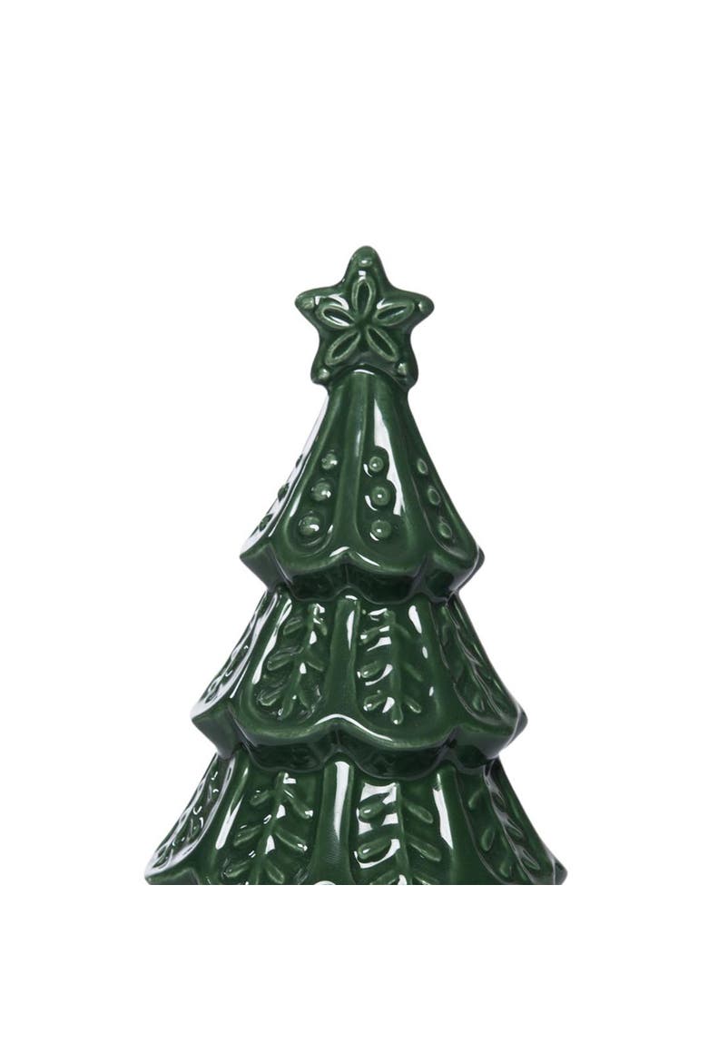 Evergreen Medium Tree Figurine, Alternate, color, Green