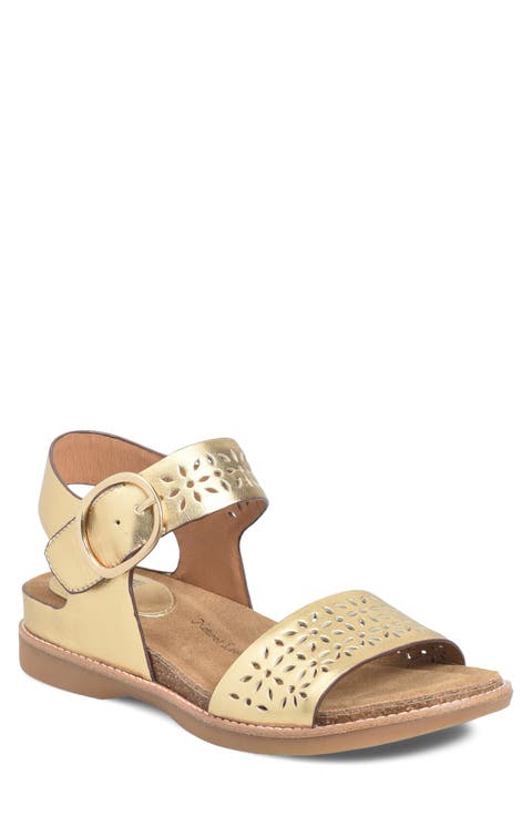 Bali III Ankle Strap Wedge Sandal (Women)